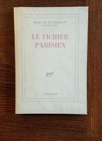 Henry de Montherlant - Le fichier parisien, Boeken, Taal | Frans, Ophalen of Verzenden, Zo goed als nieuw
