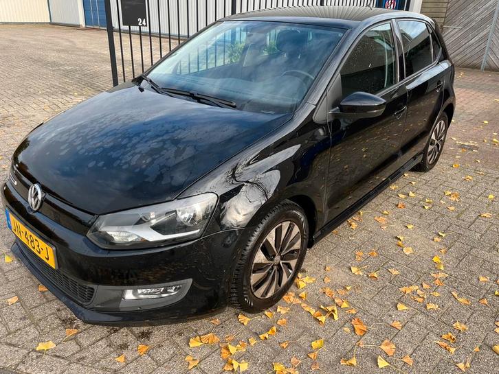 Volkswagen Polo 1.0 TSI 70KW 5drs Bluemotion 2016 Zwart, Auto's, Volkswagen, Particulier, Polo, Benzine, B, Hatchback, Handgeschakeld