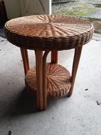 Bijzet tafel Rotan, 45 tot 60 cm, Overige materialen, Minder dan 55 cm, Gebruikt
