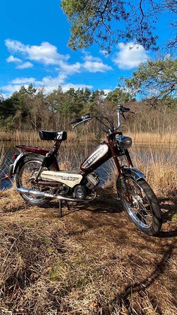Batavus GoGo 2x, Fietsen en Brommers, Brommers | Tomos, Zo goed als nieuw, Quadro, Ophalen