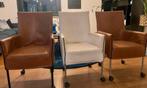 Goossens leren eetkamerstoelen, Ophalen, Minder dan 75 cm, Leer, 50 tot 75 cm
