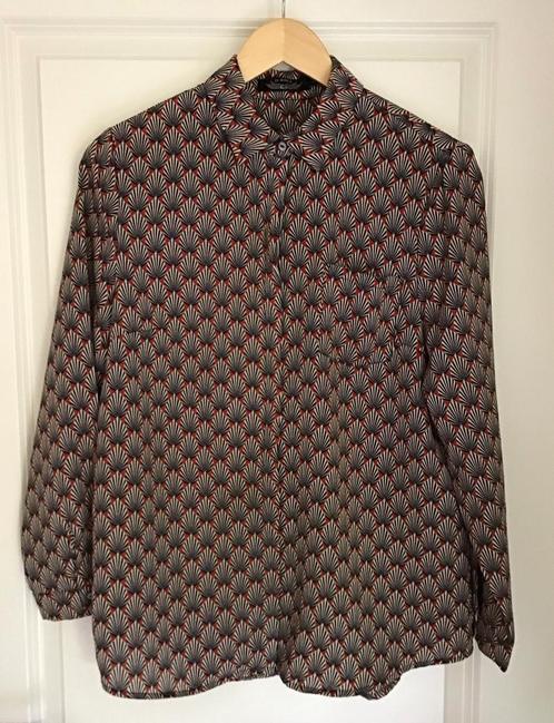 IT HIPPIE blouse in retro print maat L, Kleding | Dames, Blouses en Tunieken, Zo goed als nieuw, Maat 42/44 (L), Overige kleuren