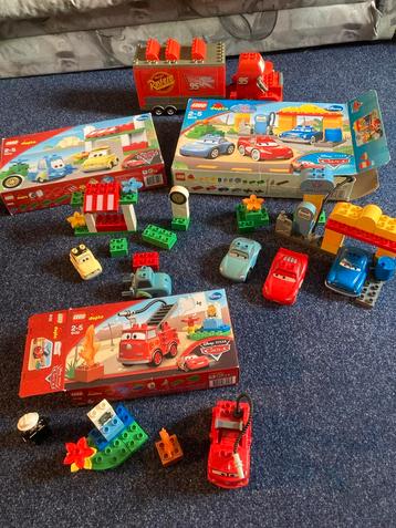 Lego Duplo Cars Sets - Compleet 6132, 5818, 5815 beschikbaar voor biedingen