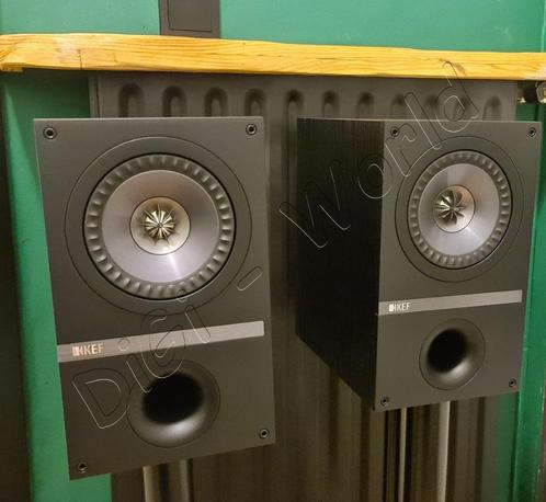 KEF Q100 in de elegante kleur Black ash, Audio, Tv en Foto, Luidsprekers, Zo goed als nieuw, Front, Rear of Stereo speakers, 60 tot 120 watt
