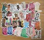 Cowboy boots, laarzen stickers, Hobby en Vrije tijd, Stickers en Plaatjes, Nieuw, Ophalen of Verzenden, Meerdere stickers