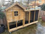Kippen /konijnen hok zo goed als nieuw staat op wielen, Ophalen, Zo goed als nieuw, Kippenhok of Kippenren