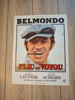 Flic ou Voyou - Belmondo Franse vintage filmposter, Ophalen of Verzenden