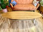 STOCKHOLM Salontafel, walnootfineer, 180x59 cm, Huis en Inrichting, Ophalen, Modern Scandinavisch design, elegant, warm, Gebruikt