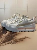 Puma Mayze - maat 37,5, Kleding | Dames, Ophalen of Verzenden, Zo goed als nieuw, Wit, Sneakers of Gympen