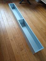 Grijze wandplank met vakken, Huis en Inrichting, Ophalen, 150 tot 200 cm, Zo goed als nieuw, Minder dan 25 cm
