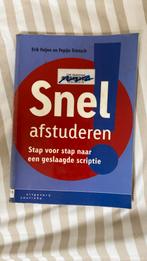 E. Feijen - Snel afstuderen!, E. Feijen; P. Trietsch, Ophalen of Verzenden, Zo goed als nieuw, Nederlands