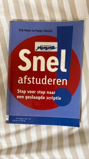 E. Feijen - Snel afstuderen! beschikbaar voor biedingen