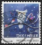 2023, NVPH 4150 - Decemberzegel, Uil in de boom {A227}, Ophalen of Verzenden, Na 1940, Gestempeld