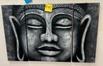 Boeddha Triptiek Schilderij 120x78 cm., Ophalen, Zo goed als nieuw