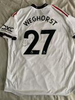 Gesigneerd Wout Weghorst Manchester United shirt 2021/22, Ophalen of Verzenden, Zo goed als nieuw, Buitenlandse clubs, Shirt