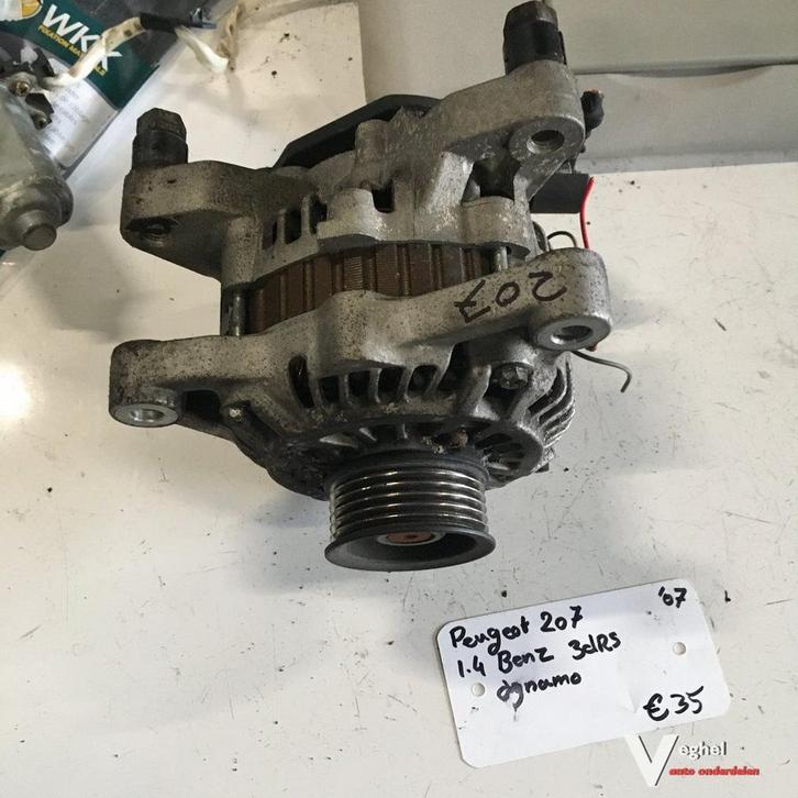 Peugeot 207 1.4  8 v benzine 2007 Dynamo, Auto-onderdelen, Motor en Toebehoren, Gebruikt, Ophalen of Verzenden