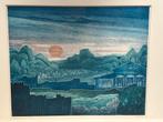 Ank Spronk “Gesprek in een ver land”., Antiek en Kunst, Kunst | Litho's en Zeefdrukken, Ophalen