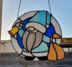 Tiffany glas in lood hanger gnome handgemaakt glas, Diversen, Kerst, Ophalen of Verzenden