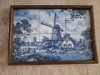 Vintage delftsblauw tegeltableau, Ophalen of Verzenden