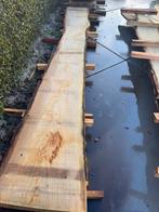 4 eiken schaaldelen 400x40/50x4 cm voor 300 euro, Ophalen, Zo goed als nieuw, 250 cm of meer, Planken