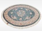 Handgeknoopt Aubusson tapijt ovaal China roses grey 172x242, ., 150 tot 200 cm, Ophalen of Verzenden, .