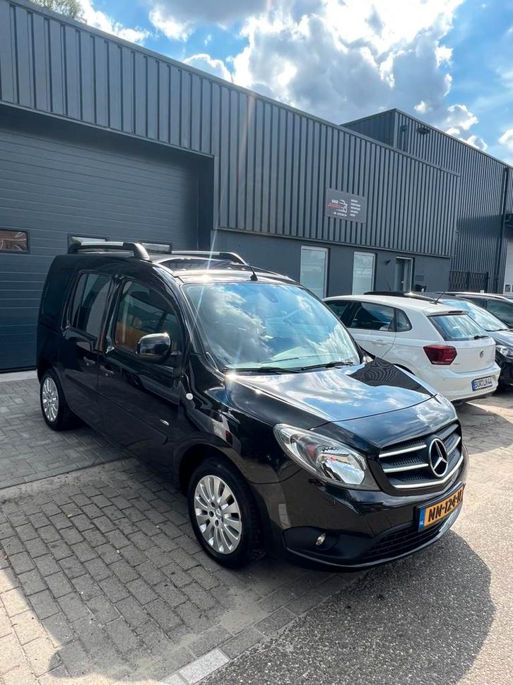 Mercedes-Benz Citan Combi 1.2 112 84KW Kombi 2016 Zwart, Auto's, Mercedes-Benz, Bedrijf, ABS, Airbags, Airconditioning, Alarm