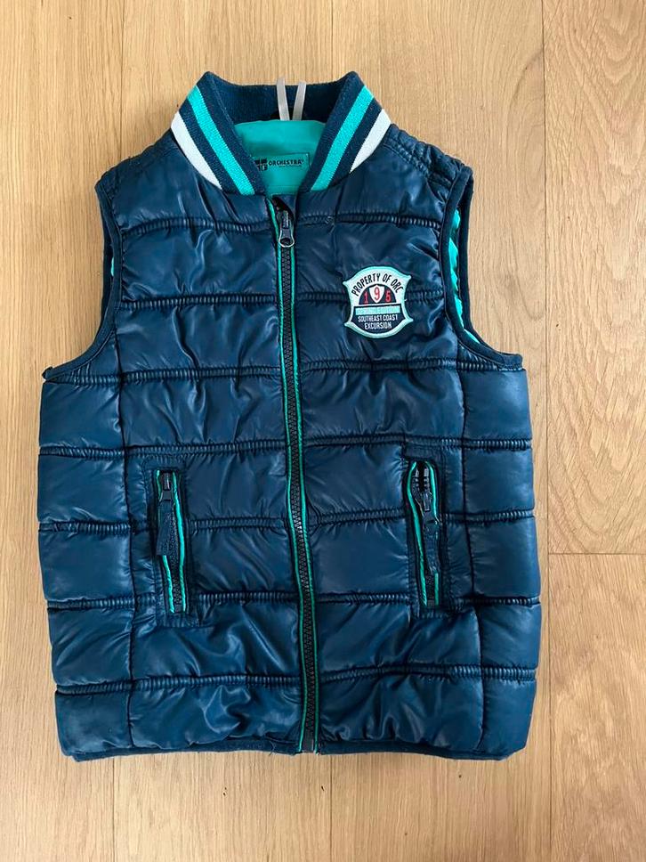 Bodywarmer jongen Orchestra maat 110 zgan, Kinderen en Baby's, Kinderkleding | Maat 110, Zo goed als nieuw, Jongen, Jas, Ophalen of Verzenden