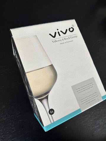 vivo | Witte wijn glazen 4x | Villeroy en Boch | nieuw beschikbaar voor biedingen