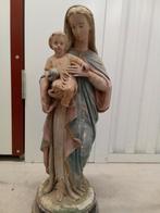 Antiek Maria beeld met kind, Antiek en Kunst, Antiek | Religie, Ophalen