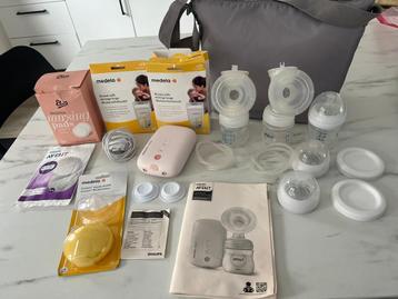Philips avent dubbel elektrisch Borstkolf complete + extra’s beschikbaar voor biedingen