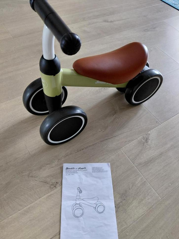 Little Starter Retro Green Loopfiets - Zo Goed Als Nieuw!, Kinderen en Baby's, Speelgoed | Buiten | Voertuigen en Loopfietsen