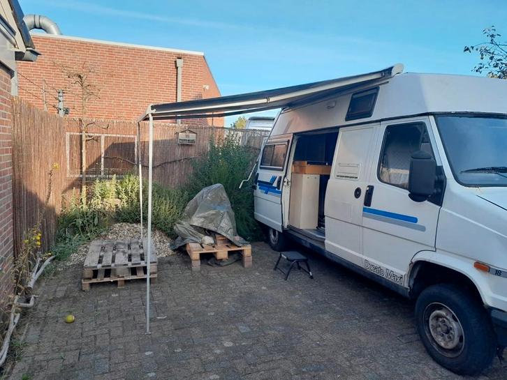 Thule Omnistor cassetteluifel incl alu bevestigingsrail, Caravans en Kamperen, Camper-accessoires, Zo goed als nieuw, Ophalen