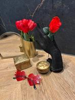 Decoratie set sieraden houder spiegel goud chiue bril tulpen, Ophalen of Verzenden, Zo goed als nieuw