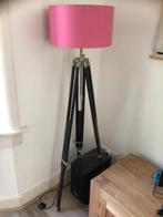 Tripod lamp, staande lamp, lamp met kap, Ophalen, Klassiek, Zo goed als nieuw, 150 tot 200 cm