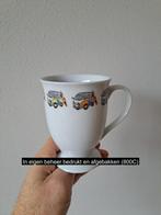 Beker Volkswagen bussen met surfplank, porselein D8.5xH11cm, Ophalen of Verzenden