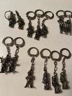 Verzilverde kaboutersleutelhangers set van 13, Verzamelen, Ophalen of Verzenden, Gebruikt, Knuffel of Figuurtje