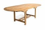ChiqueTeakhouten Uitschuifbare Eettafel Tuintafel Max.230 cm, Tuin en Terras, Ophalen of Verzenden