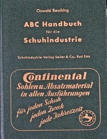 Besching - ABC Handbuch für die Schuhindustrie. beschikbaar voor biedingen
