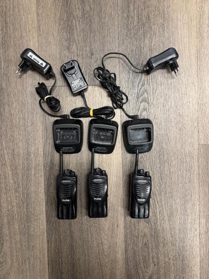 3x Kenwood TK3201 Portofoons (LicentieVrij), Telecommunicatie, Portofoons en Walkie-talkies, Gebruikt, Portofoon of Walkie-talkie