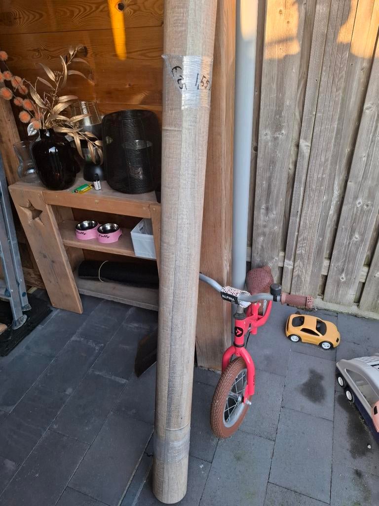 Vinyl vloerbedekking - Planken motief - 1.55x3.0 meter, Ophalen