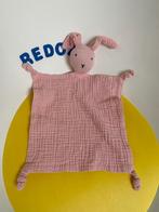 4070 knuffellap lap konijn roze wafeltjesstof, Kinderen en Baby's, Speelgoed | Knuffels en Pluche, Ophalen of Verzenden, Zo goed als nieuw