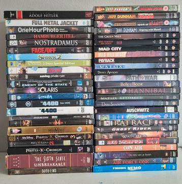 50 verschillende DVD's beschikbaar voor biedingen
