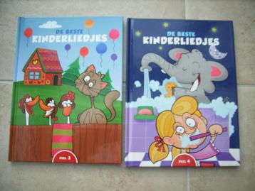 NIEUW: 2 boeken De beste kinderliedjes deel 3 + deel 4  beschikbaar voor biedingen
