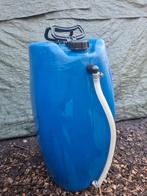 100 liter blauwe watercontainer met slang en twee tappunten, Ophalen of Verzenden