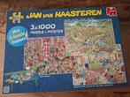 Jan van Haasteren Combidoos 3 x 1000 stukjes, Ophalen of Verzenden, 500 t/m 1500 stukjes, Zo goed als nieuw