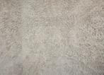 Handmade rond tapijt fluffy berber wol crème beige 200x200cm