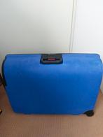 Grote vliegtuig koffer blauw met cijferslot, merk carlton, Sieraden, Tassen en Uiterlijk, Koffers, Ophalen, Gebruikt, Hard kunststof