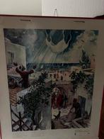bellarminus-school platen nr 59 `` visioen van petrus`´, Antiek en Kunst, Antiek | Schoolplaten, Ophalen of Verzenden, Overige thema's