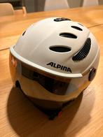 Skihelm met vizier - Alpina, Sport en Fitness, Skiën en Langlaufen, Overige merken, Overige typen, Ophalen of Verzenden, Zo goed als nieuw