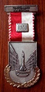 Zwitserse Eremedaille, Kegelkampioenschap 1956 K.K.Altbarn., Postzegels en Munten, Penningen en Medailles, Verzenden, Overige materialen